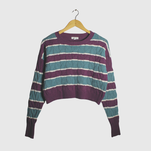 Drop shoulder Crop Top