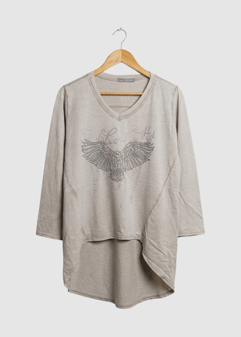 Summer Cotton Top with extra-long back