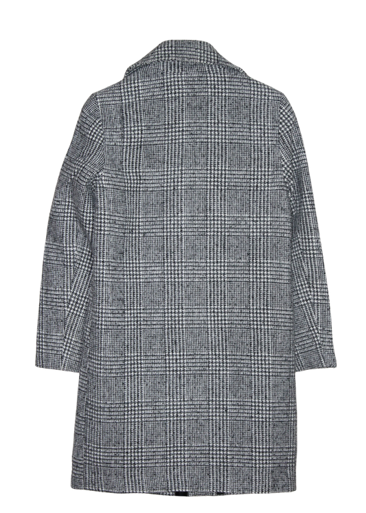 Herringbone Pattern Winter Coat