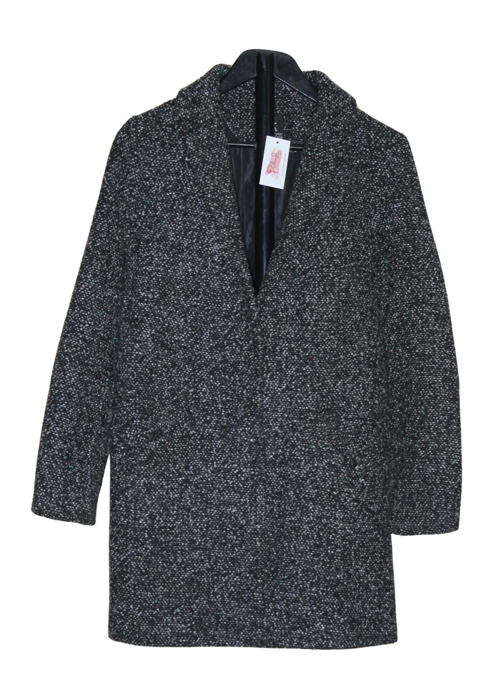 Woven Tweed Coat