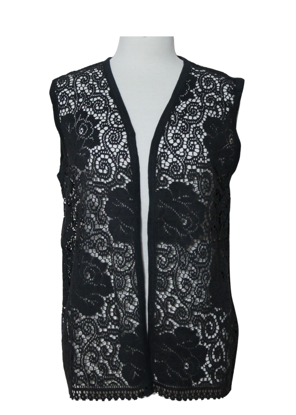 Cotton Lace open Cardigan