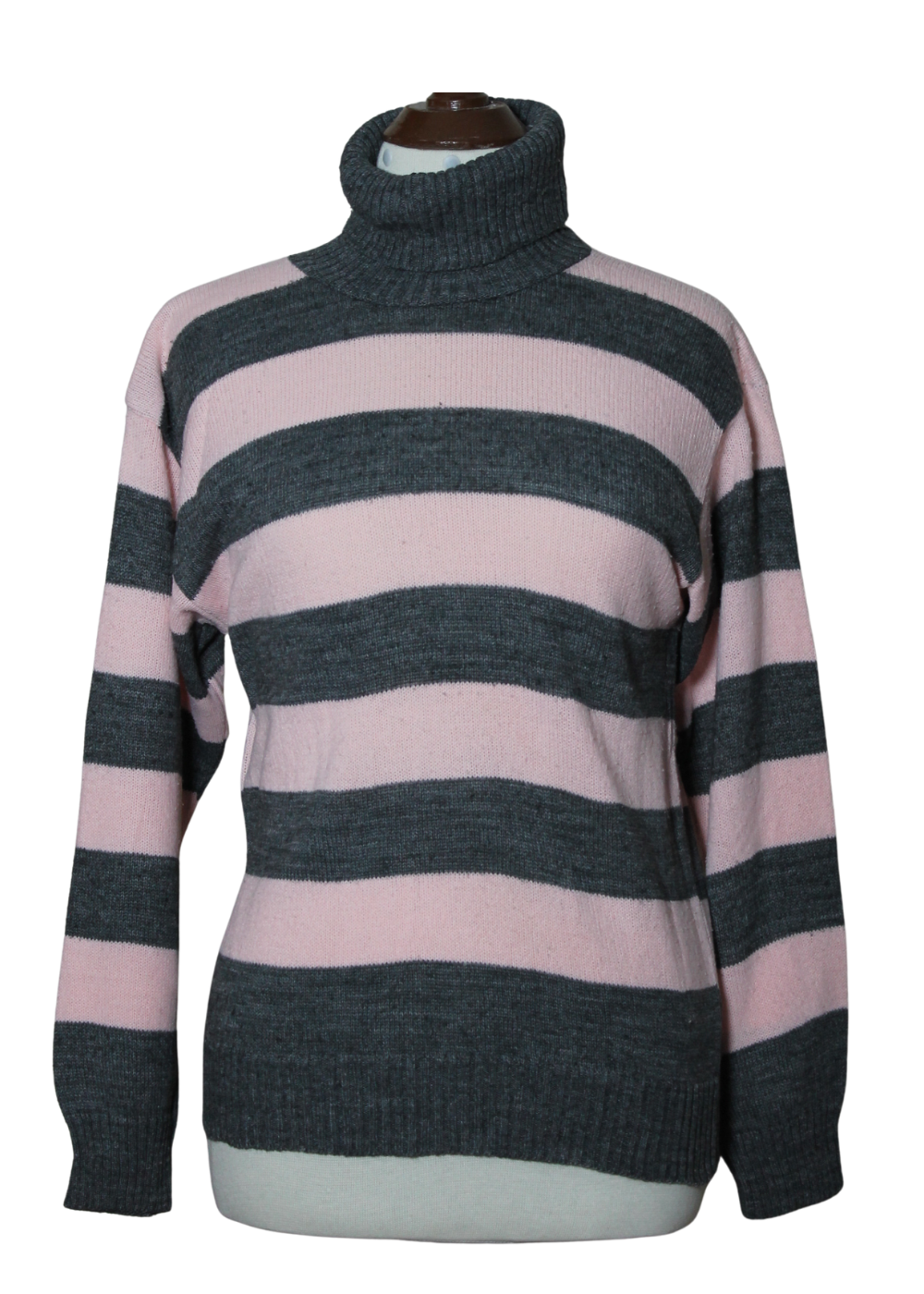 Stripped Turtle Neck Sweater