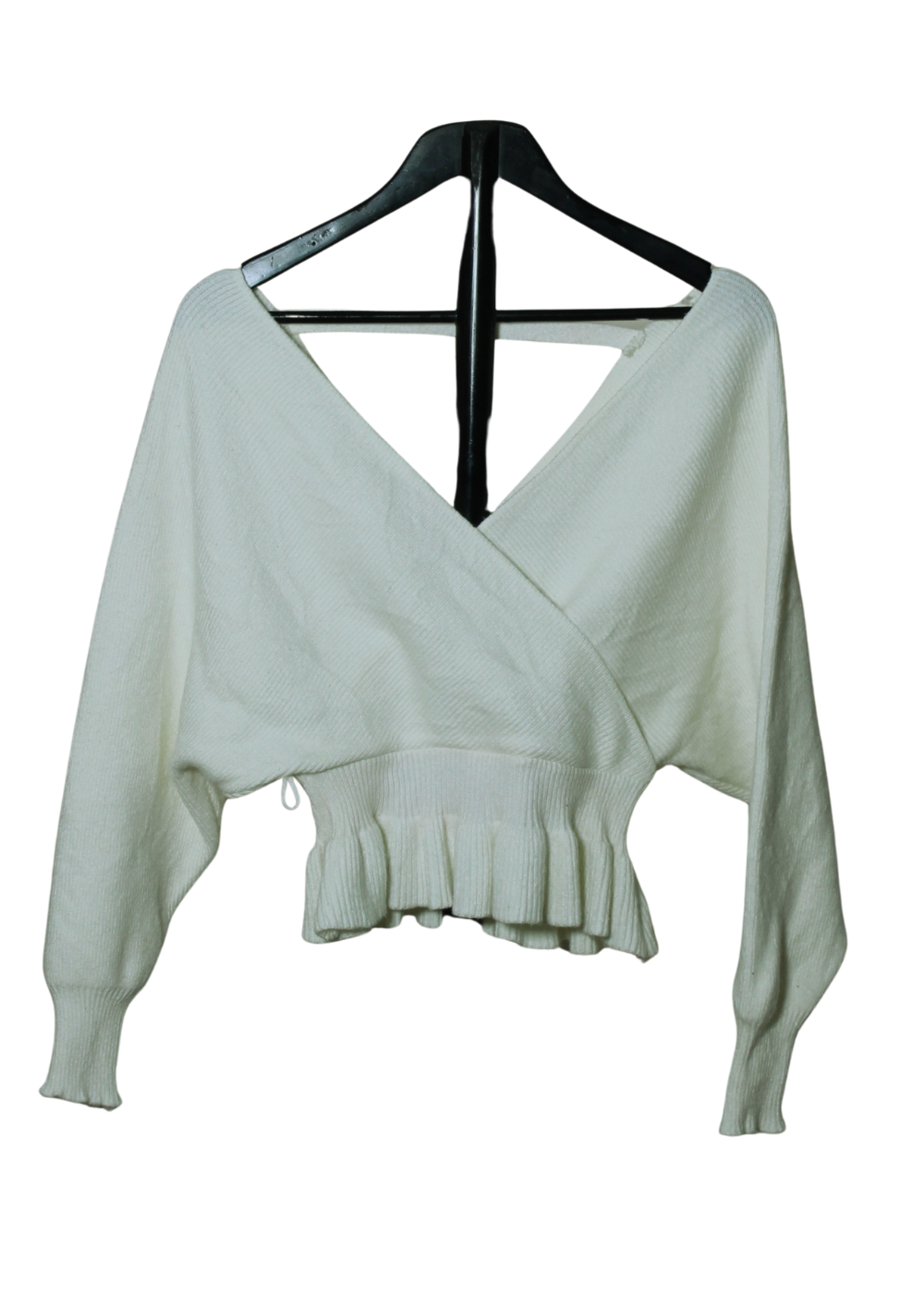 Bat Wing Top with Peplun Hem