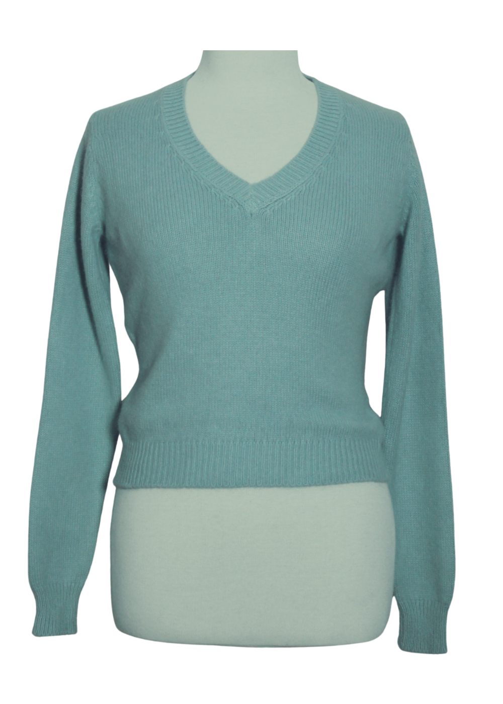 V Neck Cropped Top Sweater