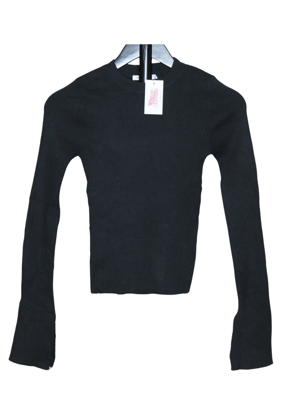 Crew Neck Ribbed Top