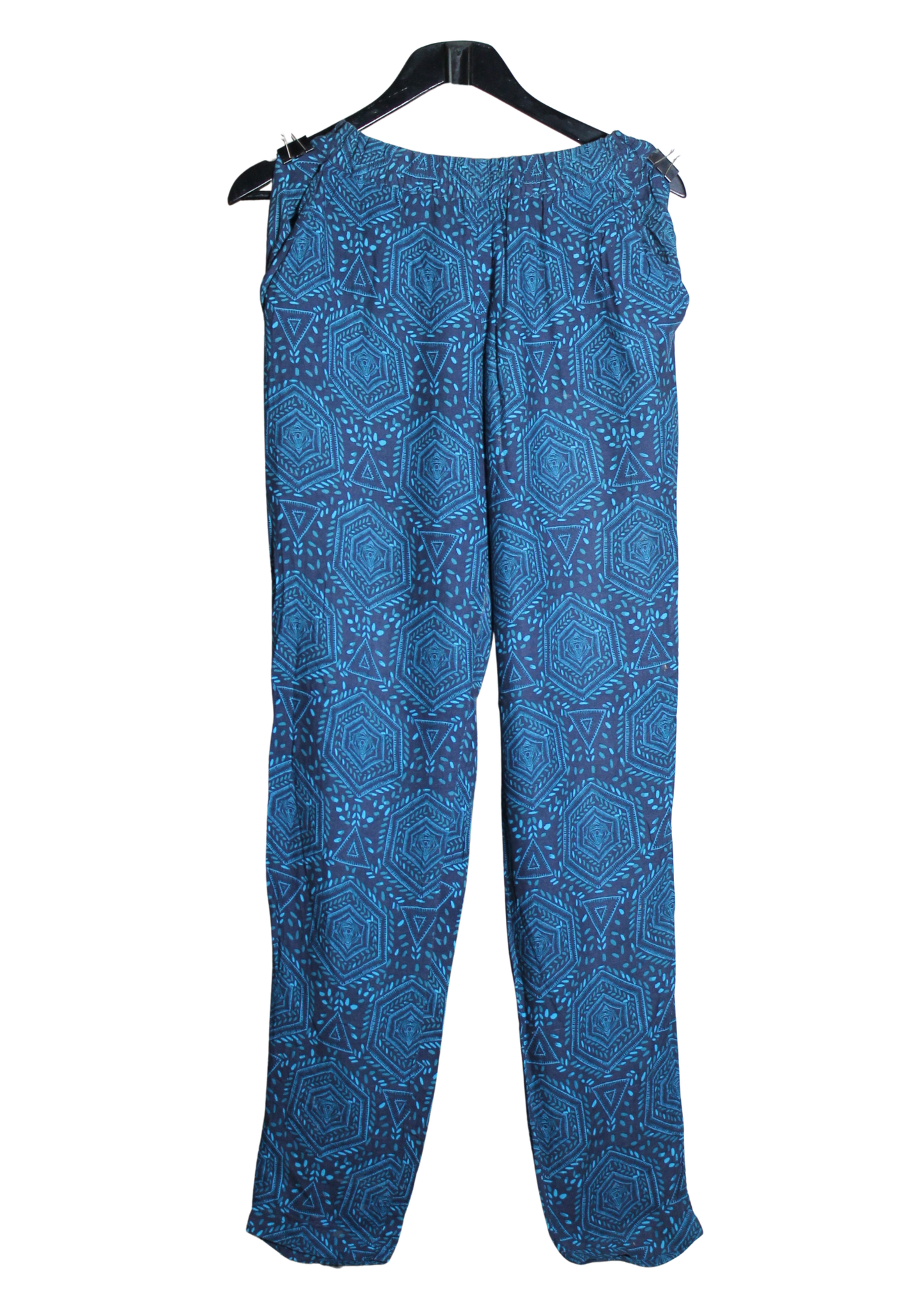 Cotton Geometrical Design Pajama Pants