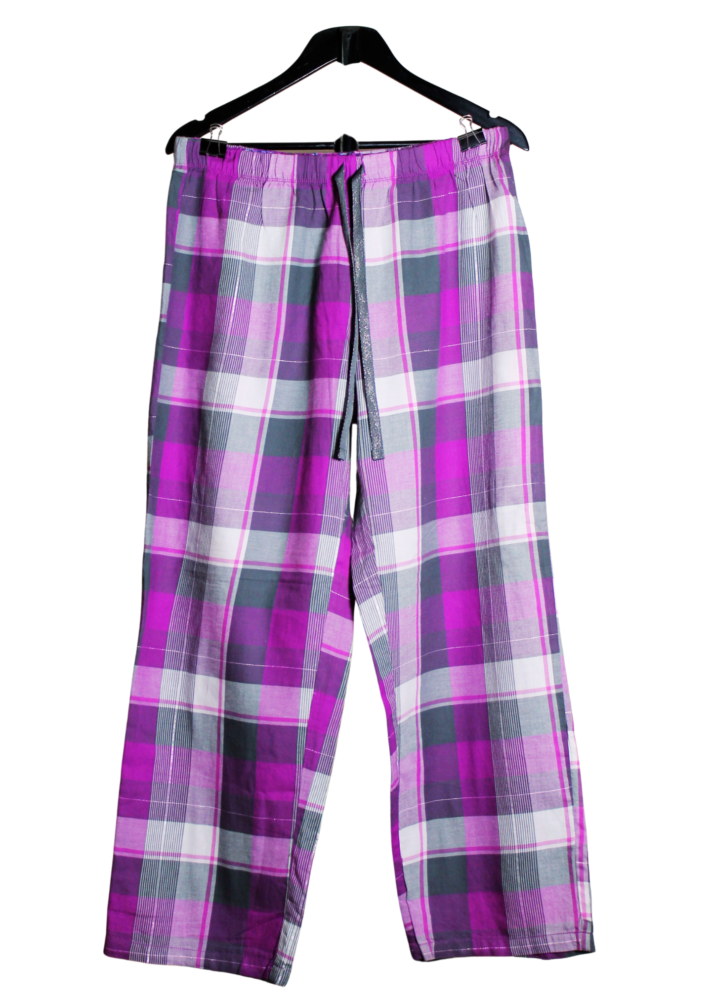 Cotton Checkered Pajama Pants