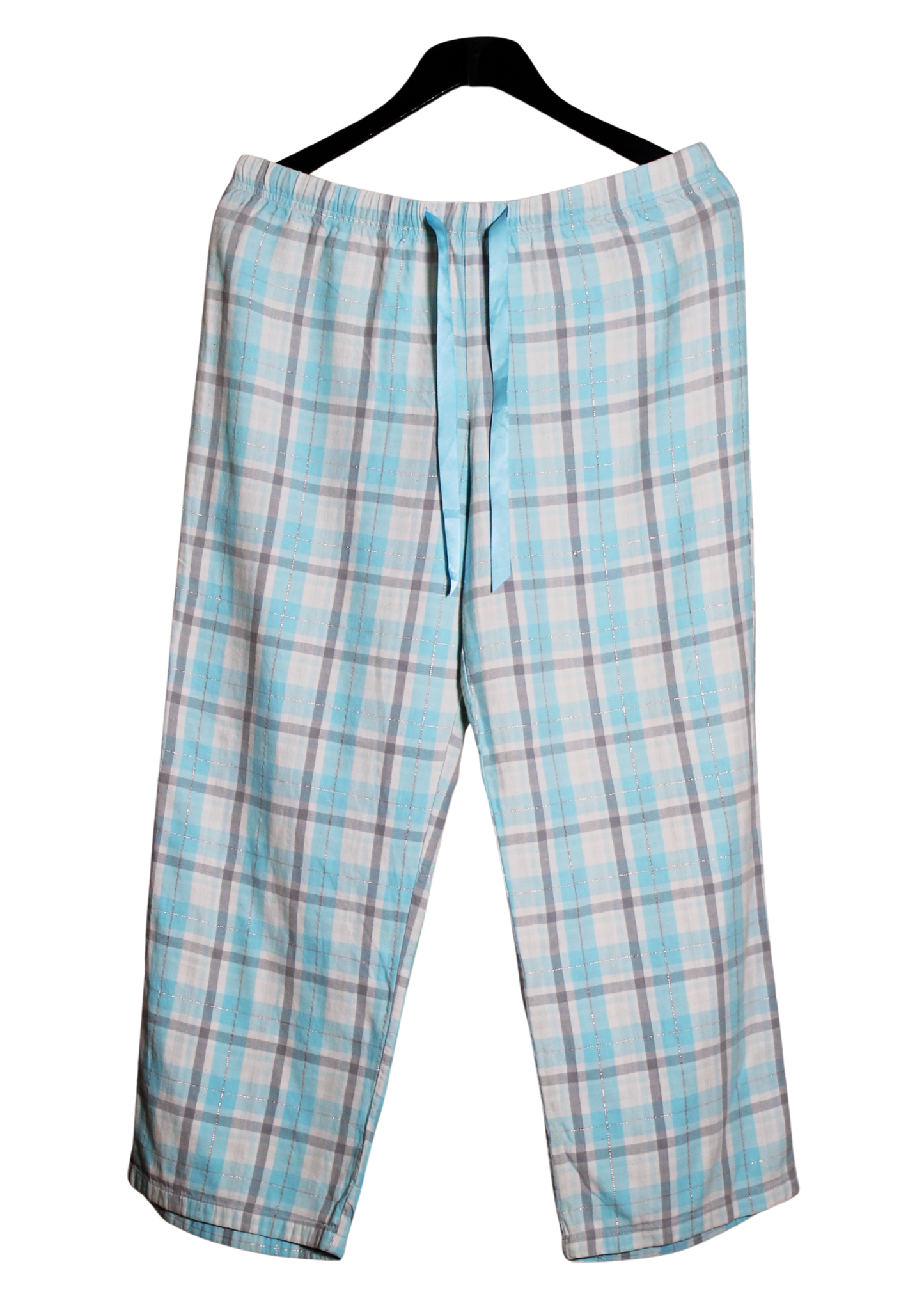 Cotton Checkered Pajama Pants