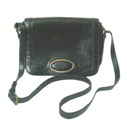 Croc Pattern Shoulder Bag