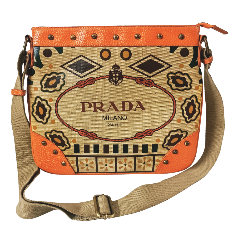 Canapa Stampata Shoulder Bag