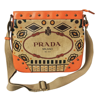 Canapa Stampata Shoulder Bag