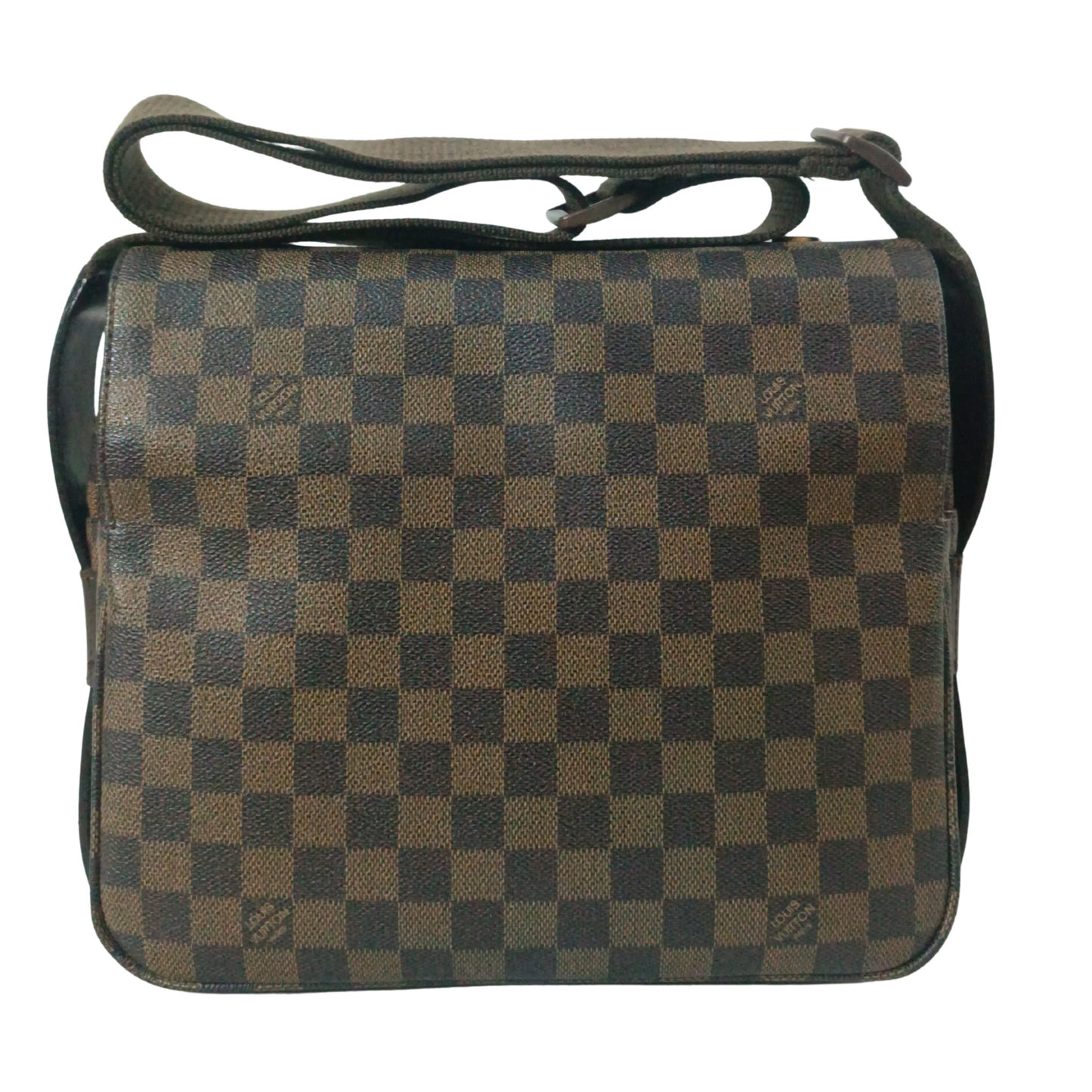 Naviglio Damier Ebene Messenger Shoulder Bag