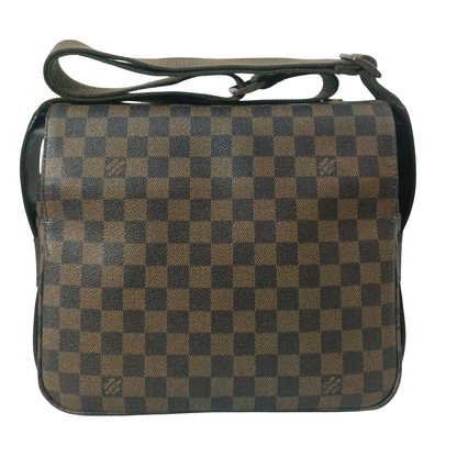 Naviglio Damier Ebene Messenger Shoulder Bag