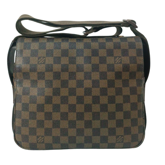 Naviglio Damier Ebene Messenger Shoulder Bag