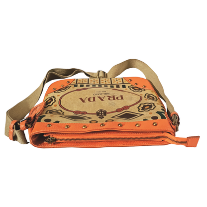 Canapa Stampata Shoulder Bag