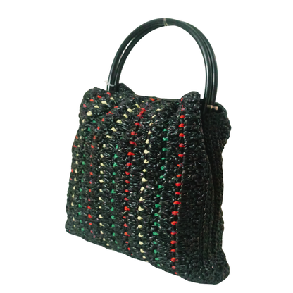 Woven Mesh Satchel