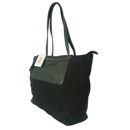 Quilted Nylon Tote Bag