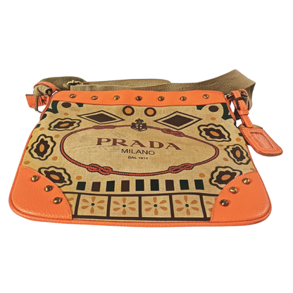 Canapa Stampata Shoulder Bag