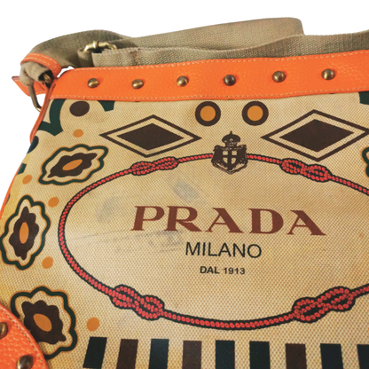 Canapa Stampata Shoulder Bag