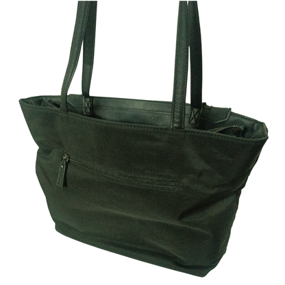 Quilted Nylon Tote Bag