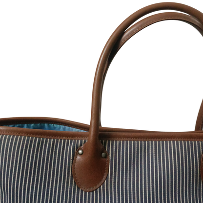 Stripped Canvas Bag