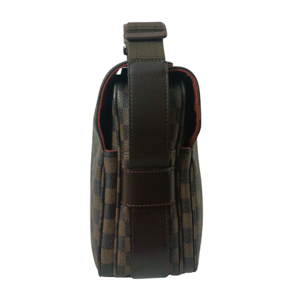 Naviglio Damier Ebene Messenger Shoulder Bag