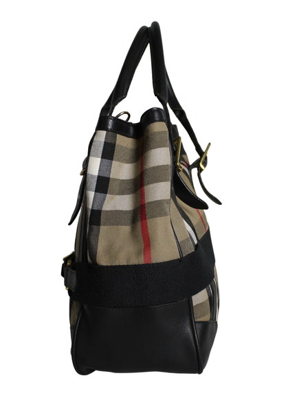 House Check Canvas Bridle Lynher Medium Tote