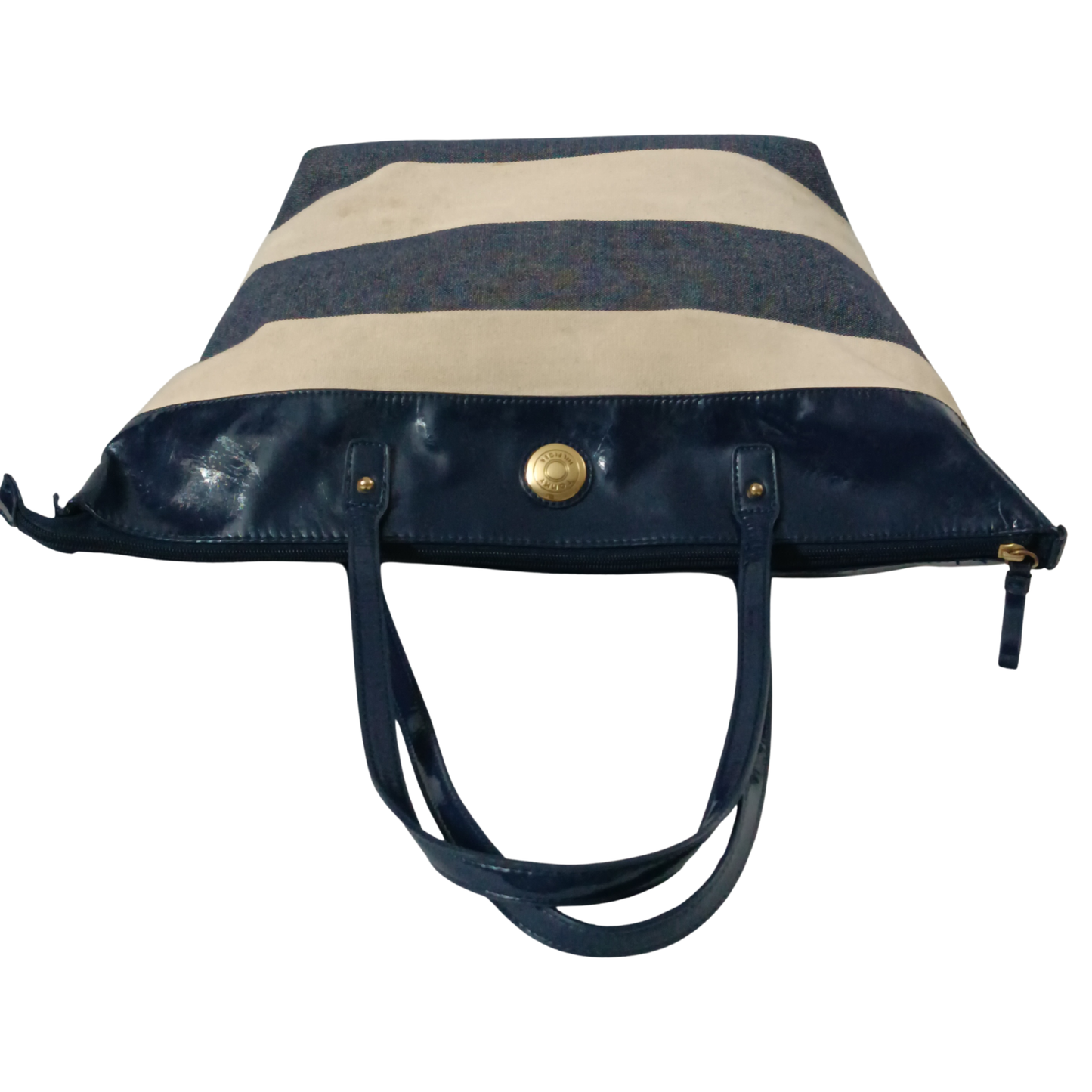 Canvas Stripped Tote Bag