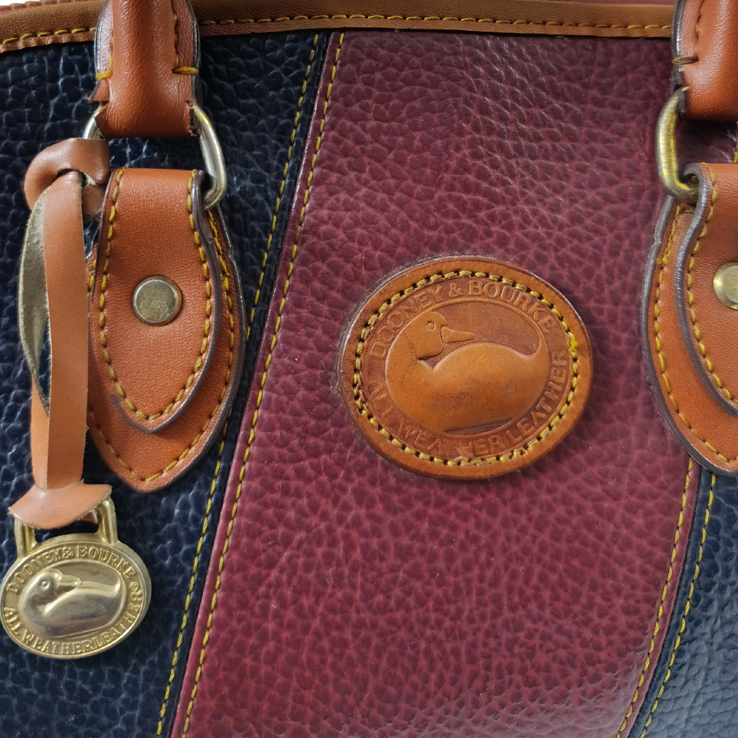 Y2K All Weather Leather multi-color Handbag