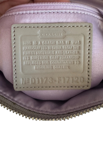 Signature coated Canvas and Leather Cross body Bag