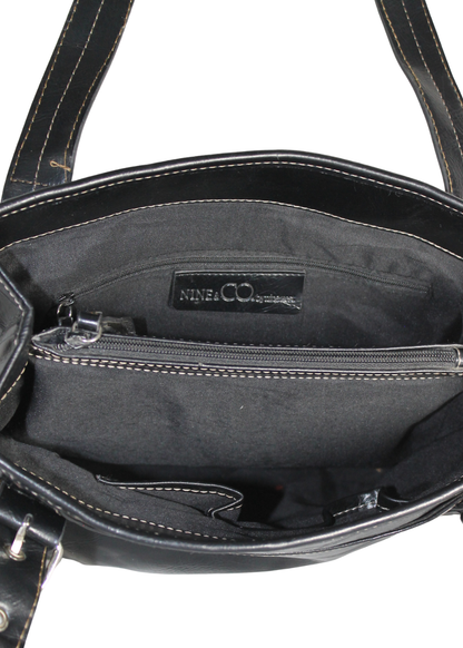 Snap Closure Shoulder Bag