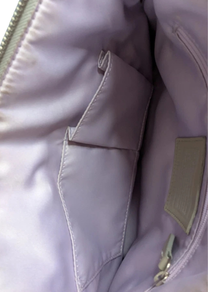 Signature coated Canvas and Leather Cross body Bag
