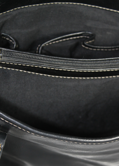 Snap Closure Shoulder Bag
