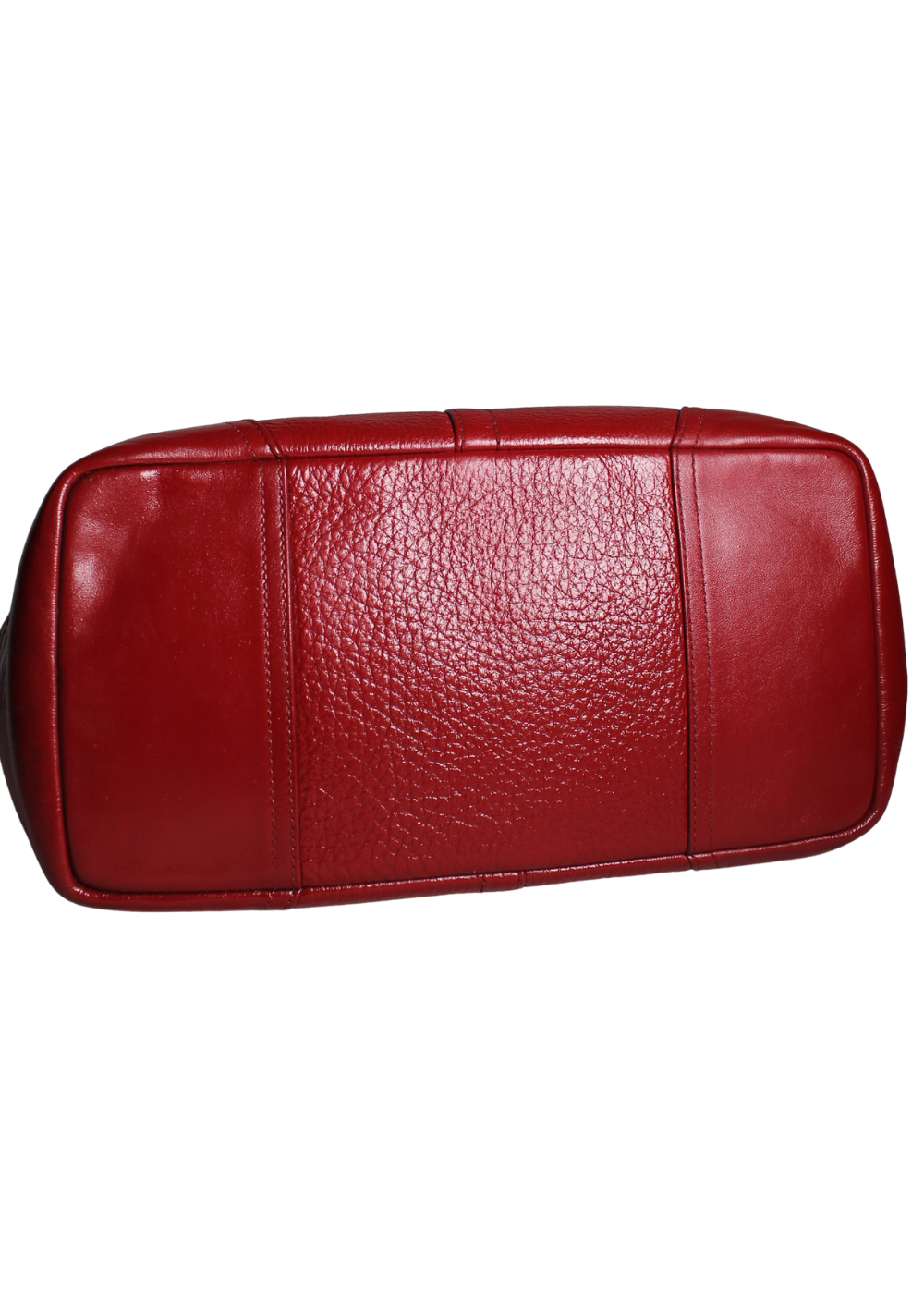 Hadley Luxe Grain Leather Satchel Bag