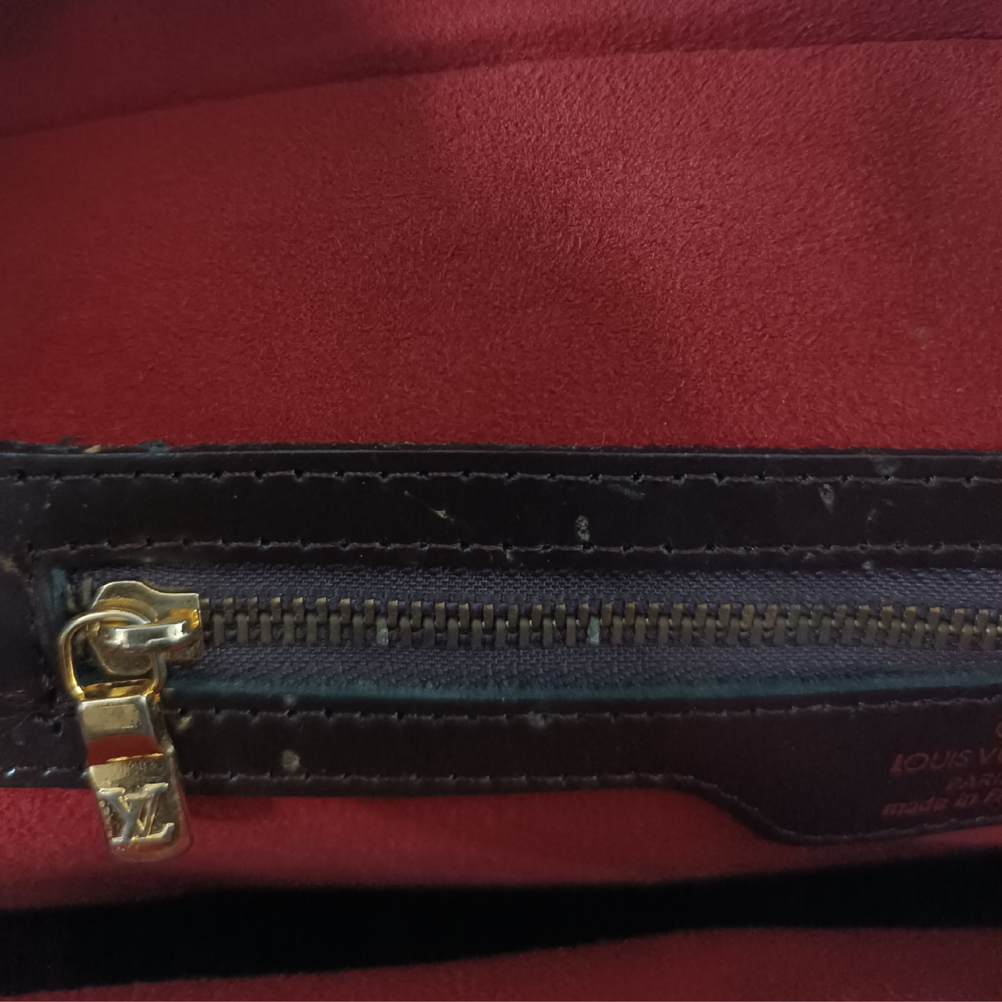 Naviglio Damier Ebene Messenger Shoulder Bag
