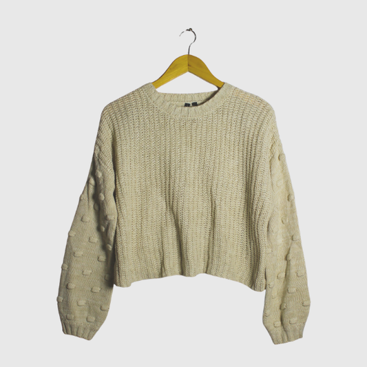 Drop shoulder Crop Top