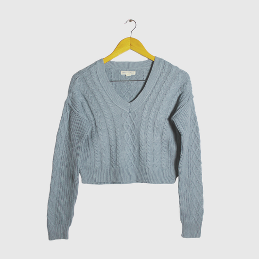 Drop shoulder Crop Top
