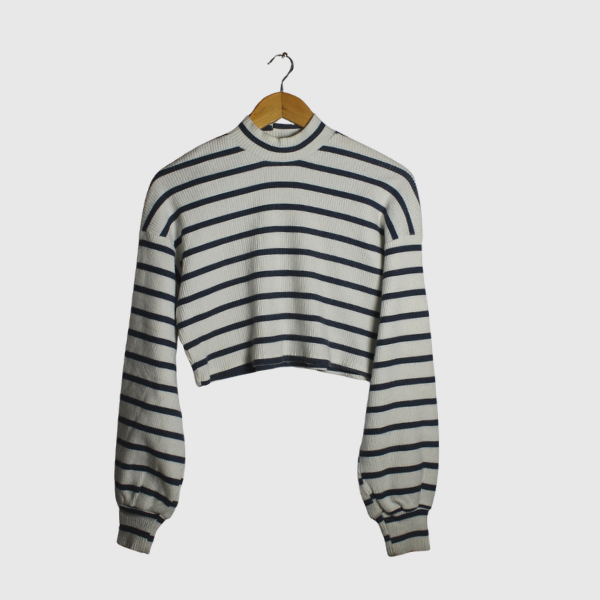 Drop Shoulder Crop Top