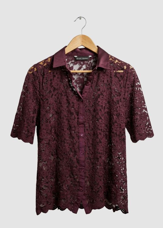Sumer Lace Short Sleeve Top