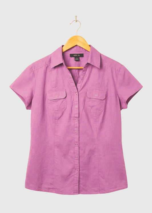 Summer Cotton Short Sleeve Top