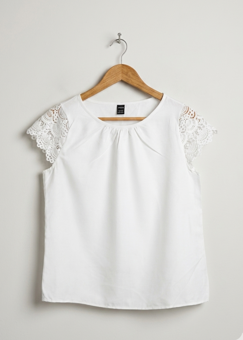 Crape Cape Sleeve Blouse