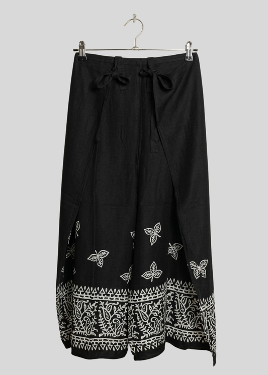 Slit Wrap Pant with side string