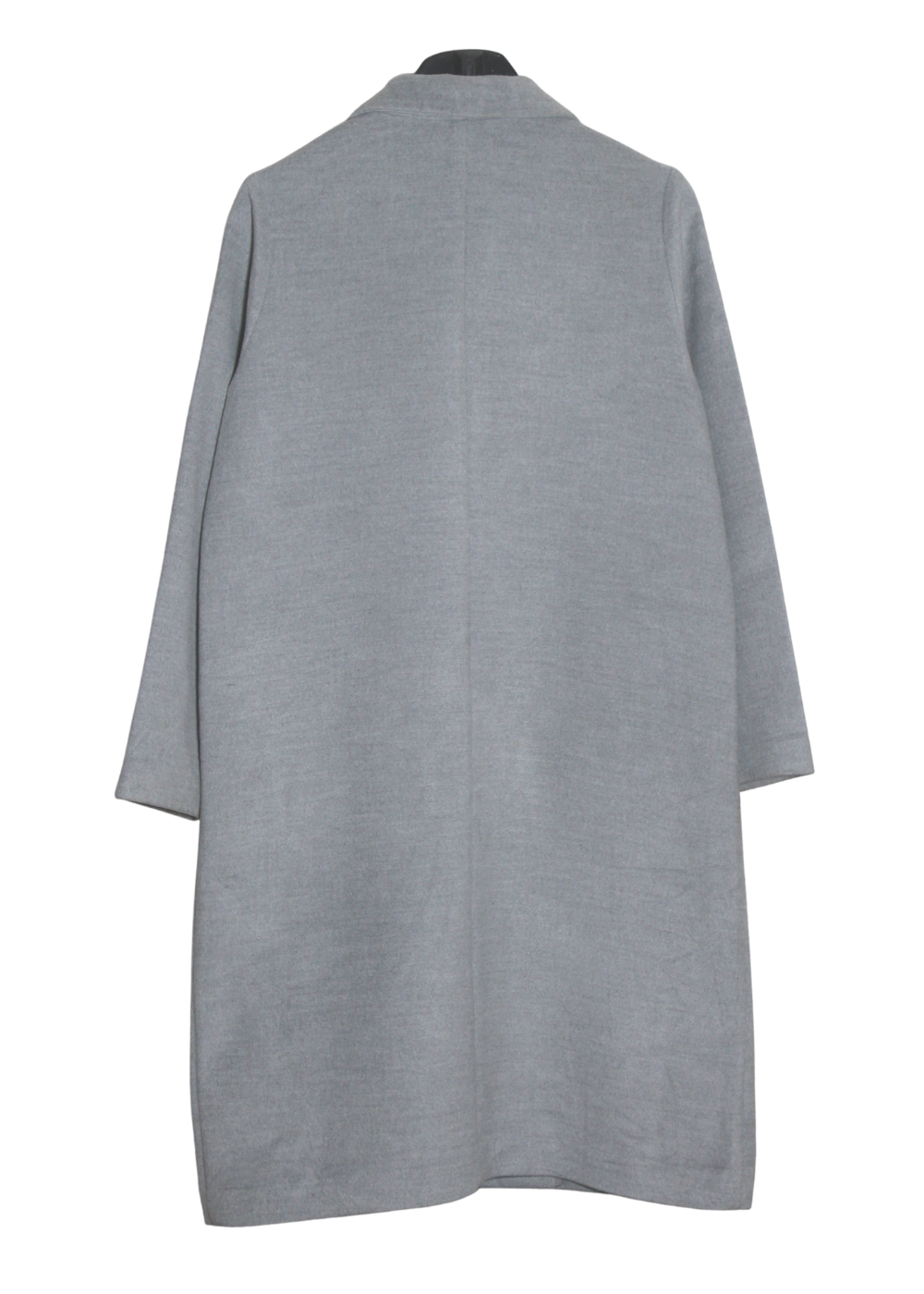 Straight Long coat with no show button