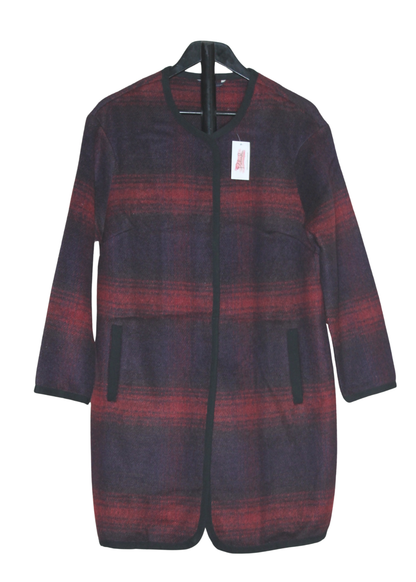 Checked Blanket Coat