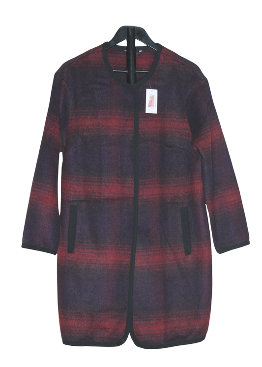 Checked Blanket Coat