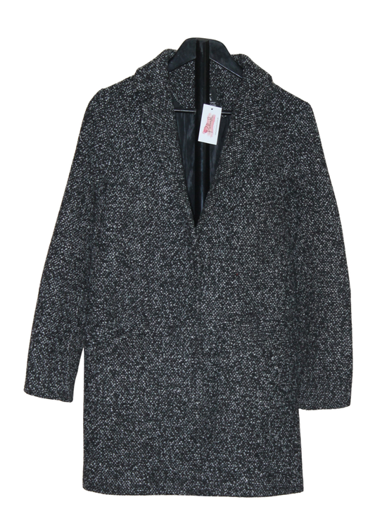 Woven Tweed Coat