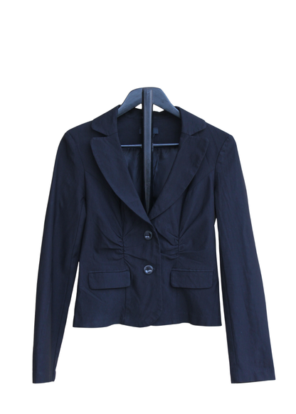Black fitted Blazer Career Jacket