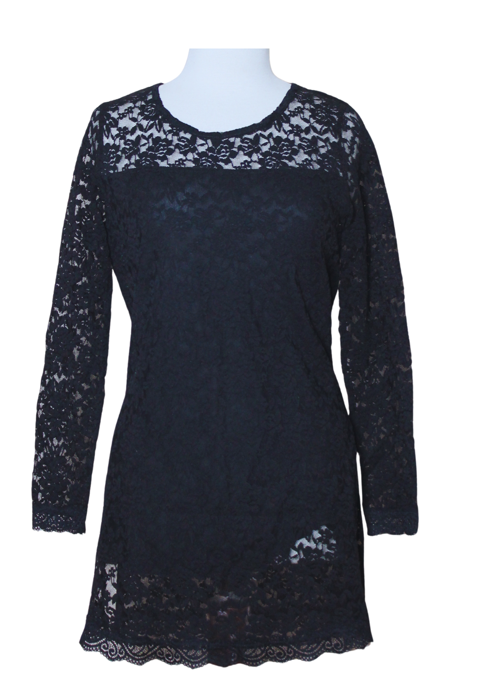 Black Lace Shirt