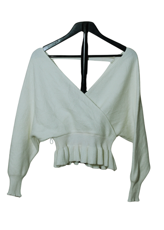 Bat Wing Top with Peplun Hem