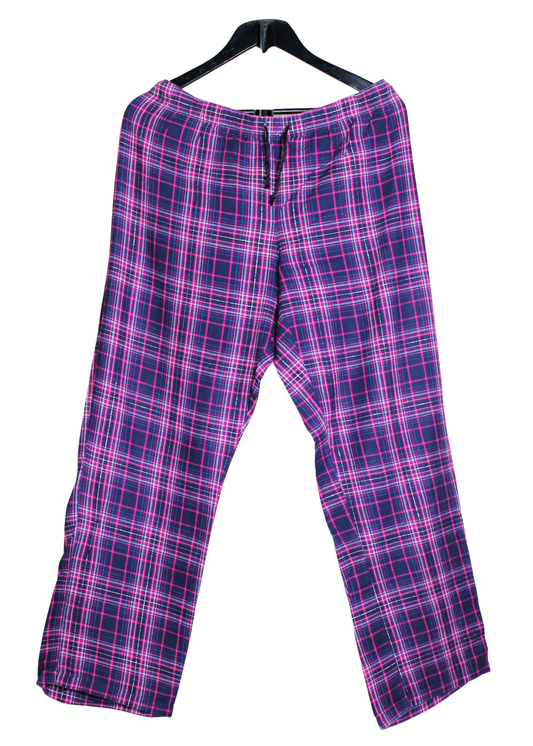 Cotton Checkered Pajama Pants